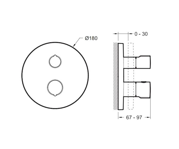 смеситель для душа JACOB DELAFON MODULO